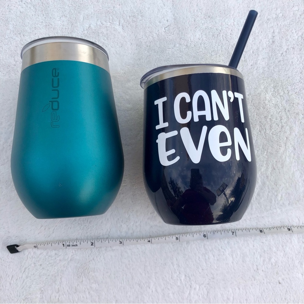 Maars Can’t Even Tumbler Straw Reduce Metal Cup 12 oz.
